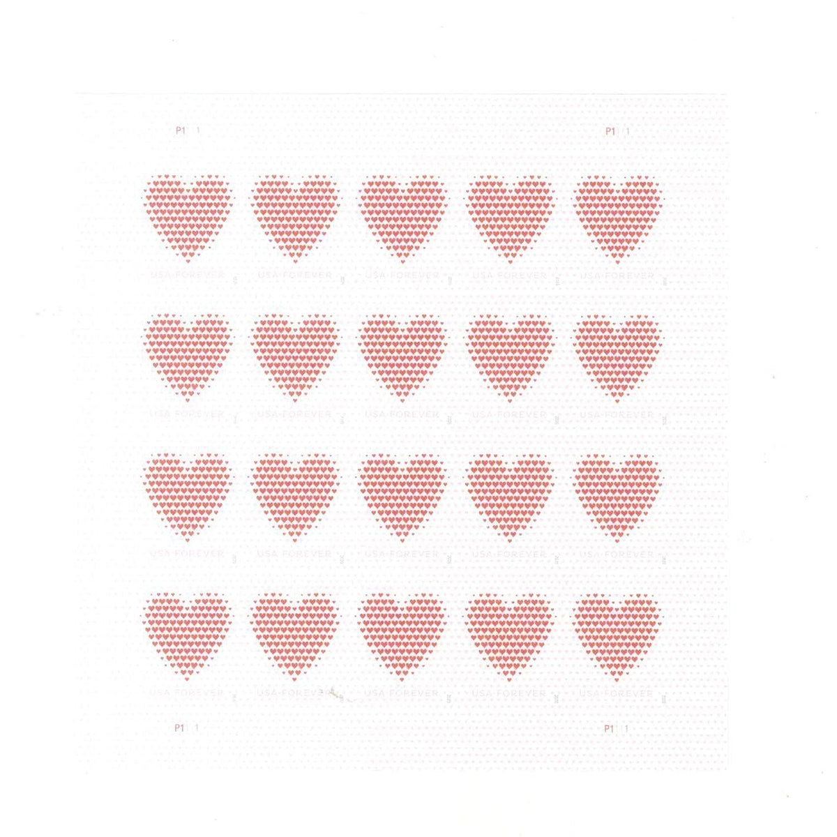 Made of Hearts Forever First Class Postage Stamps Secondary image