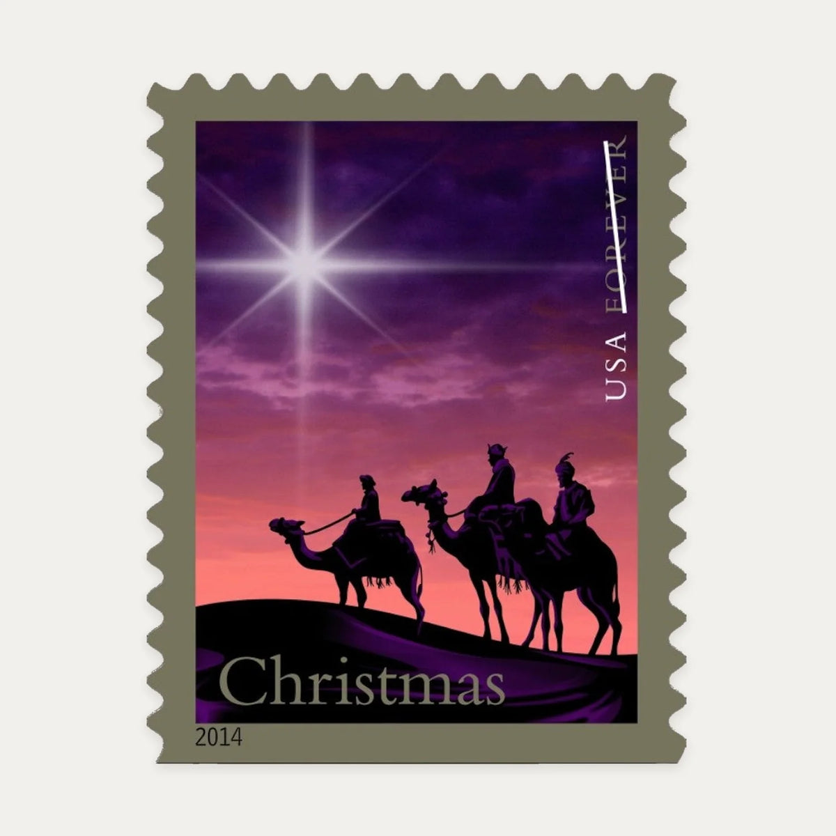 2014 Christmas Magi Forever postage stamps Main image