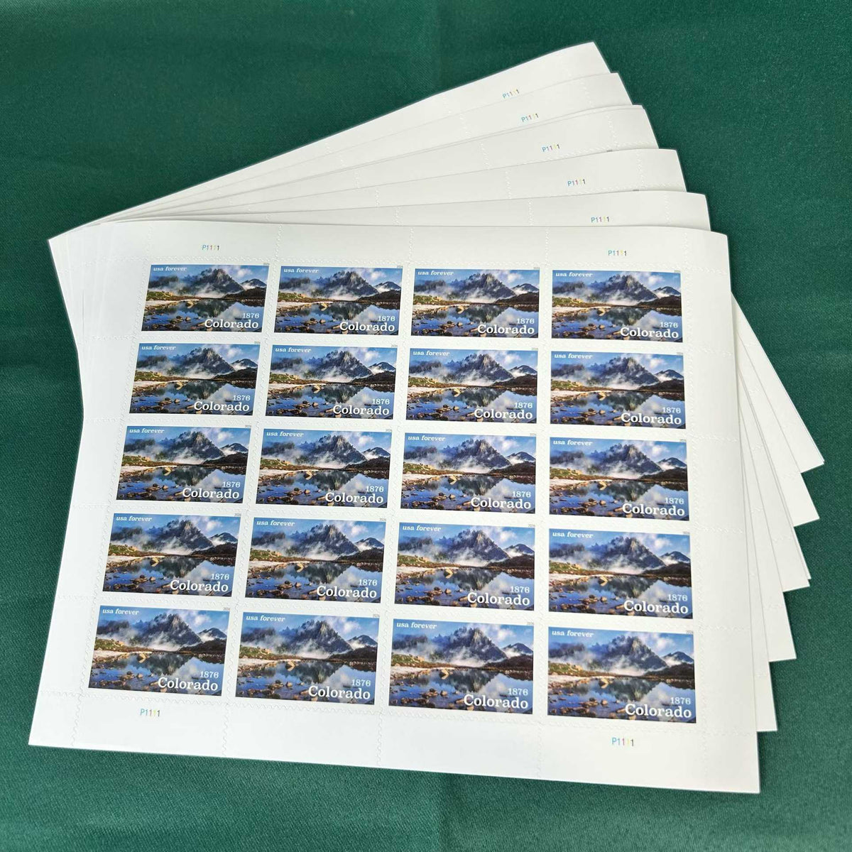 2026 Colorado Statehood Forever Stamps, Sheet of 20 Secondary image