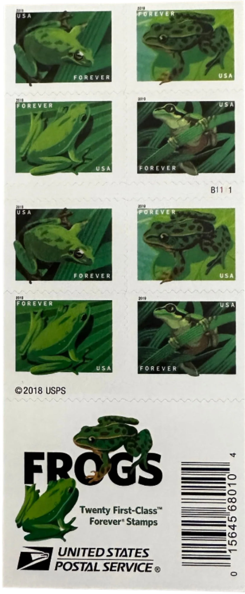 Frogs Forever First Class Postage Stamps Secondary image