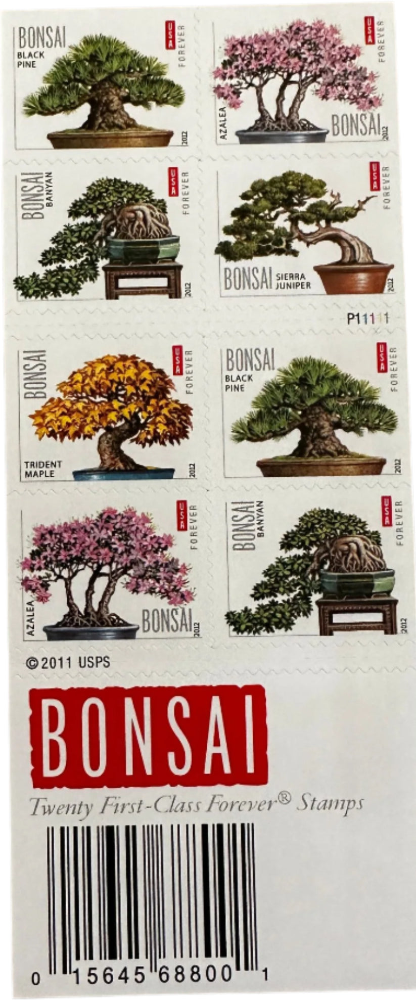 Bonsai Tree Forever First Class Postage Stamps Secondary image