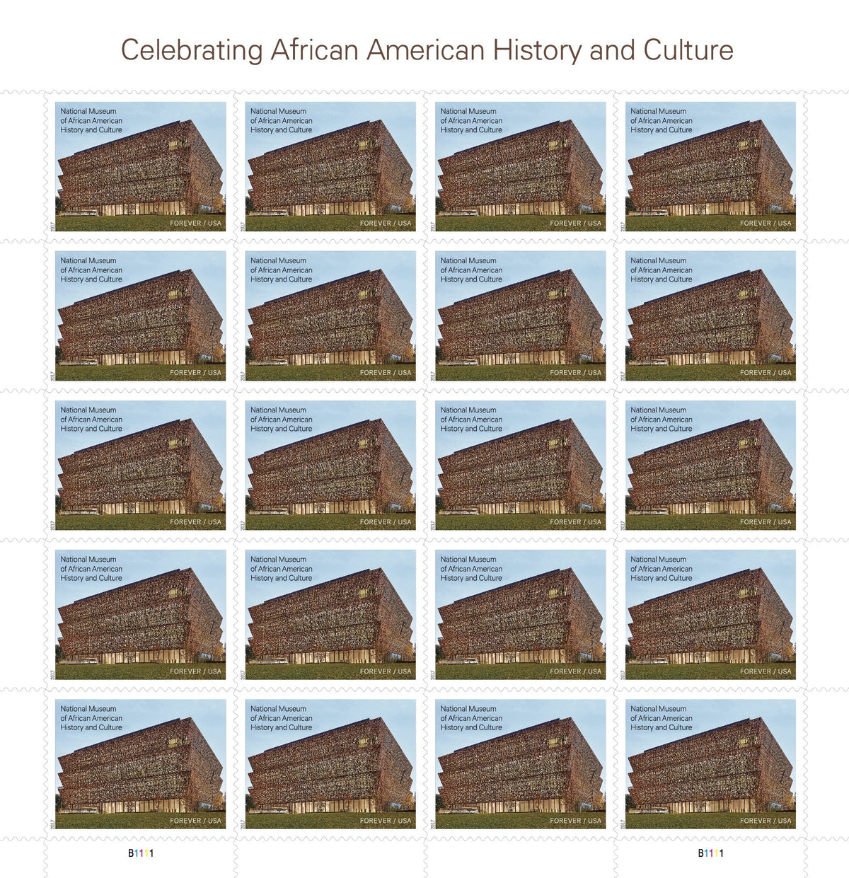Celebrating African American History and Culture Forever Postage Stamps Main image
