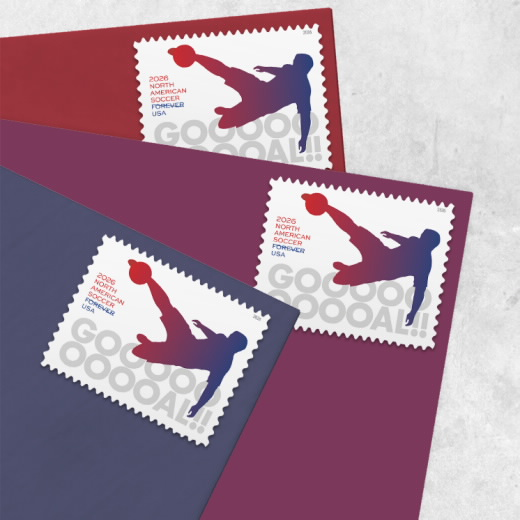 North American Soccer Stamps | Official Product Secondary image